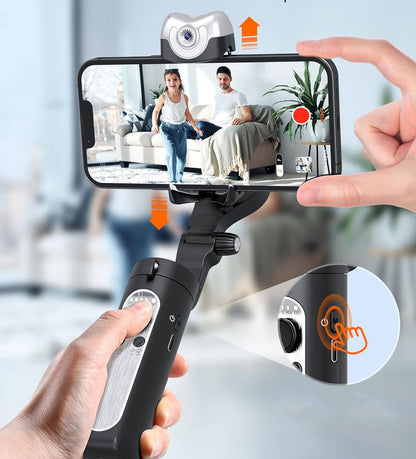 Hohem iSteady VS2 3 Eksenli El Tipi AI Yapay Zeka Görüş Sensörlü Gimbal Stabilizatör Siyah