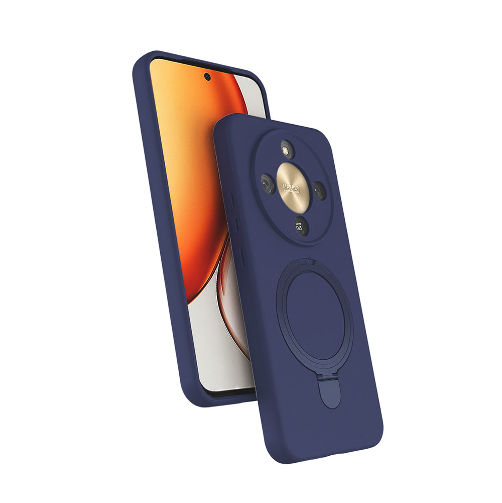 Honor Magic 8 Lite 5G Kılıf M-safe Şarj Özellikli Standlı Zore Samara Kapak