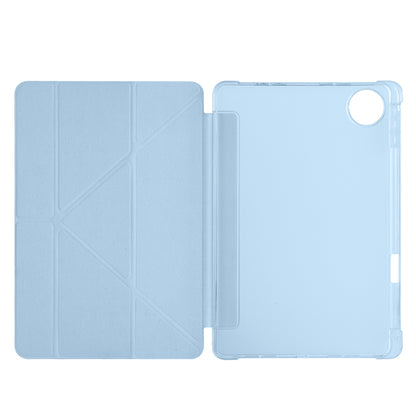 Honor Pad 10 12.1 Kılıf Zore Tri Folding Kalem Bölmeli Standlı Kılıf Lacivert