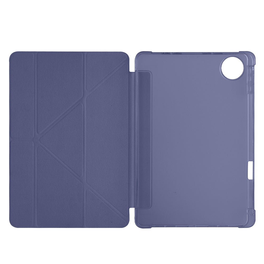 Honor Pad 10 12.1 Kılıf Zore Tri Folding Kalem Bölmeli Standlı Kılıf Koyu Yeşil