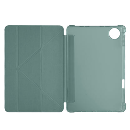 Honor Pad 10 12.1 Kılıf Zore Tri Folding Kalem Bölmeli Standlı Kılıf Lacivert