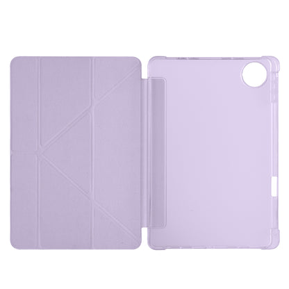 Honor Pad 10 12.1 Kılıf Zore Tri Folding Kalem Bölmeli Standlı Kılıf Lacivert