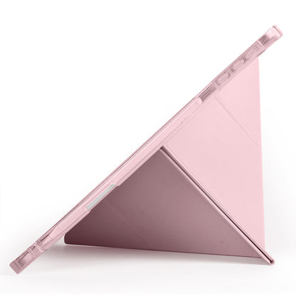 Honor Pad 10 12.1 Kılıf Zore Tri Folding Kalem Bölmeli Standlı Kılıf Lila