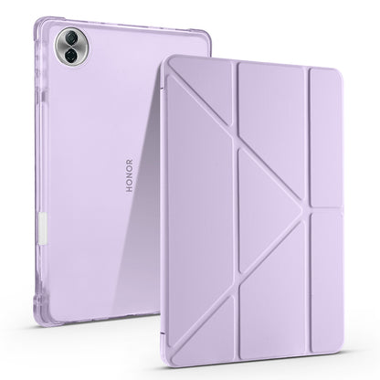 Honor Pad 10 12.1 Kılıf Zore Tri Folding Kalem Bölmeli Standlı Kılıf