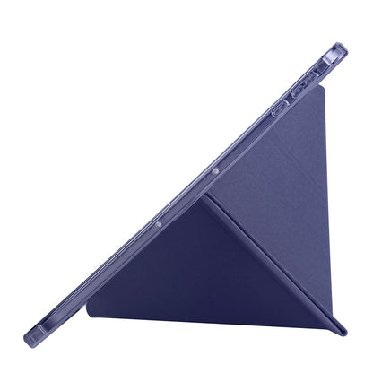 Honor Pad 9 Kılıf Zore Tri Folding Kalem Bölmeli Standlı Kılıf Lacivert