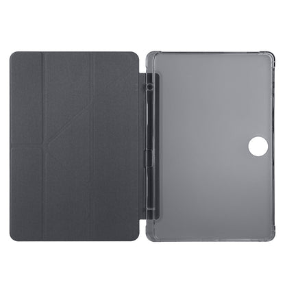 Honor Pad 9 Kılıf Zore Tri Folding Kalem Bölmeli Standlı Kılıf Mavi