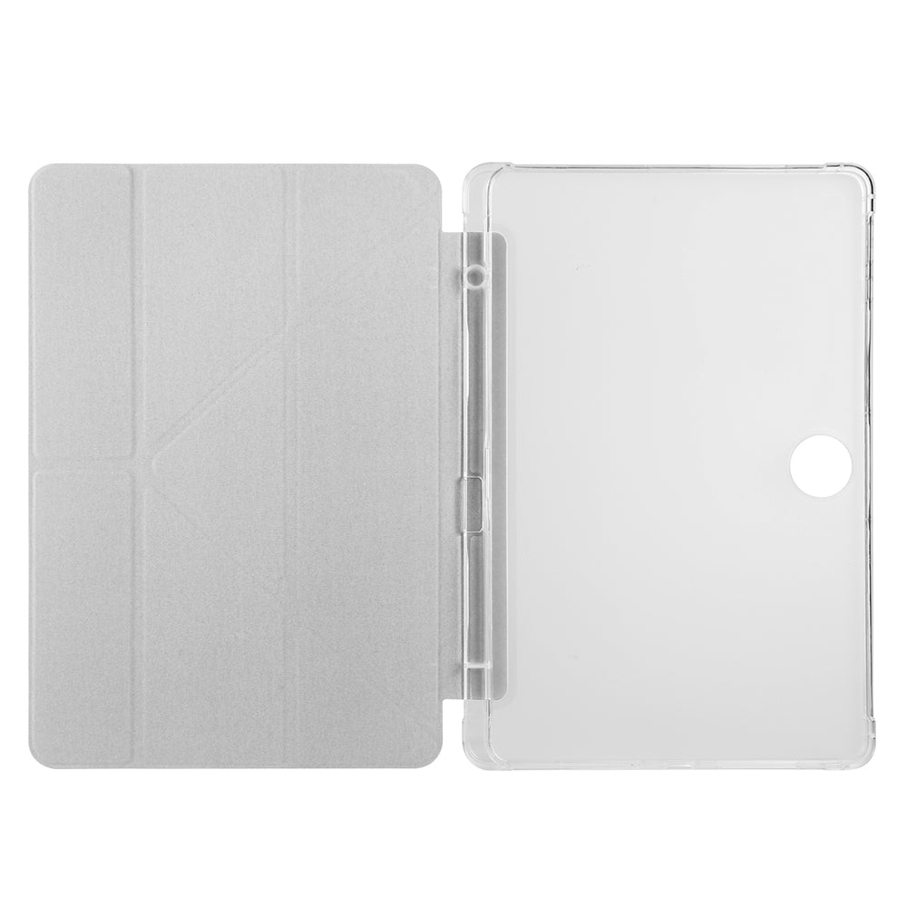 Honor Pad 9 Kılıf Zore Tri Folding Kalem Bölmeli Standlı Kılıf Siyah