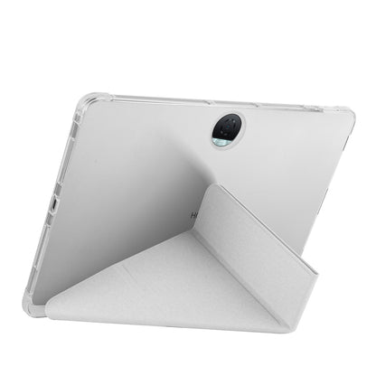 Honor Pad 9 Kılıf Zore Tri Folding Kalem Bölmeli Standlı Kılıf Mavi