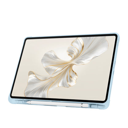 Honor Pad 9 Kılıf Zore Tri Folding Kalem Bölmeli Standlı Kılıf Siyah