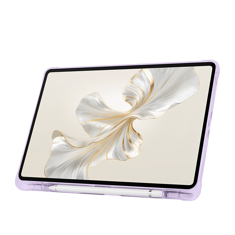 Honor Pad 9 Kılıf Zore Tri Folding Kalem Bölmeli Standlı Kılıf Siyah