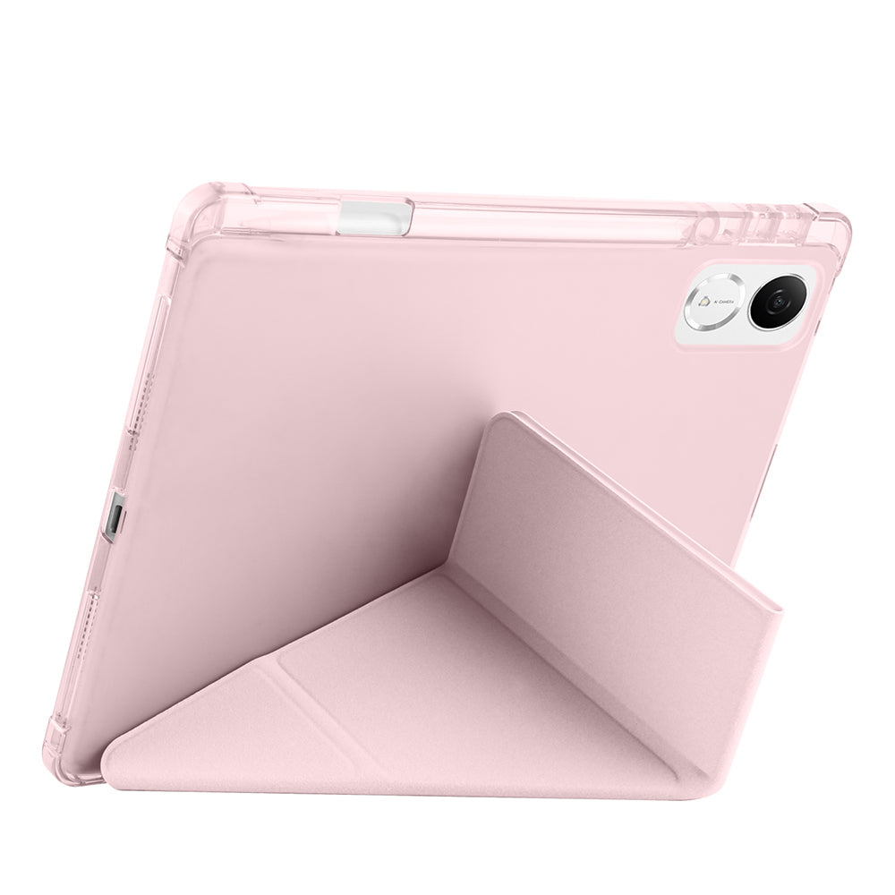 Honor Pad GT Kılıf Zore Tri Folding Kalem Bölmeli Standlı Kılıf Mavi