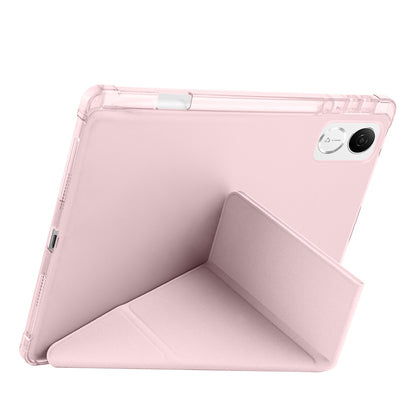 Honor Pad V9 Kılıf Zore Tri Folding Kalem Bölmeli Standlı Kılıf Koyu Yeşil