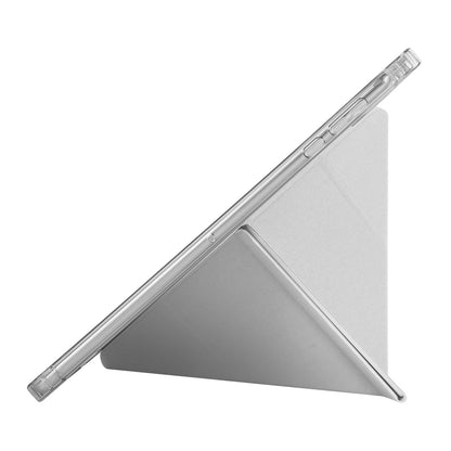 Honor Pad X8A Kılıf Zore Tri Folding Kalem Bölmeli Standlı Kılıf Mor