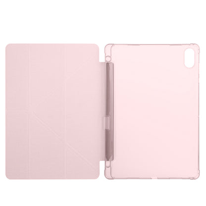 Honor Pad X8A Kılıf Zore Tri Folding Kalem Bölmeli Standlı Kılıf Lacivert