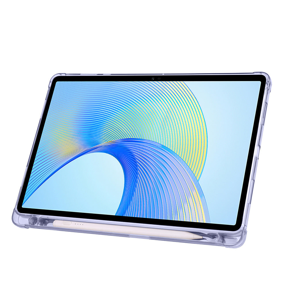 Honor Pad X8A Kılıf Zore Tri Folding Kalem Bölmeli Standlı Kılıf Koyu Yeşil