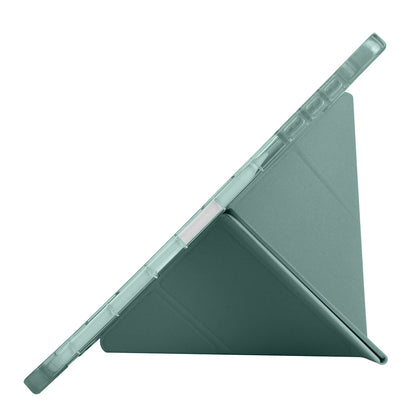 Honor Pad X9 Pro Kılıf Zore Tri Folding Kalem Bölmeli Standlı Kılıf Siyah