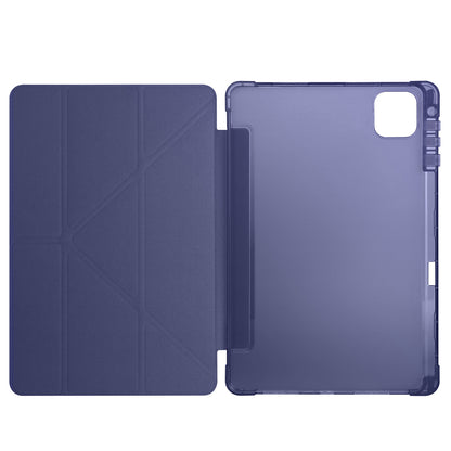 Honor Pad X9 Pro Kılıf Zore Tri Folding Kalem Bölmeli Standlı Kılıf Siyah