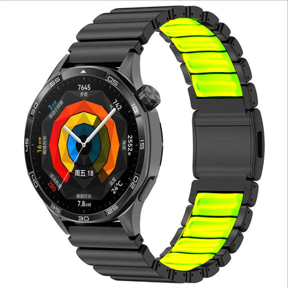 Huawei GT2 46mm Zore KRD-151 22mm Metal Silikon Kordon
