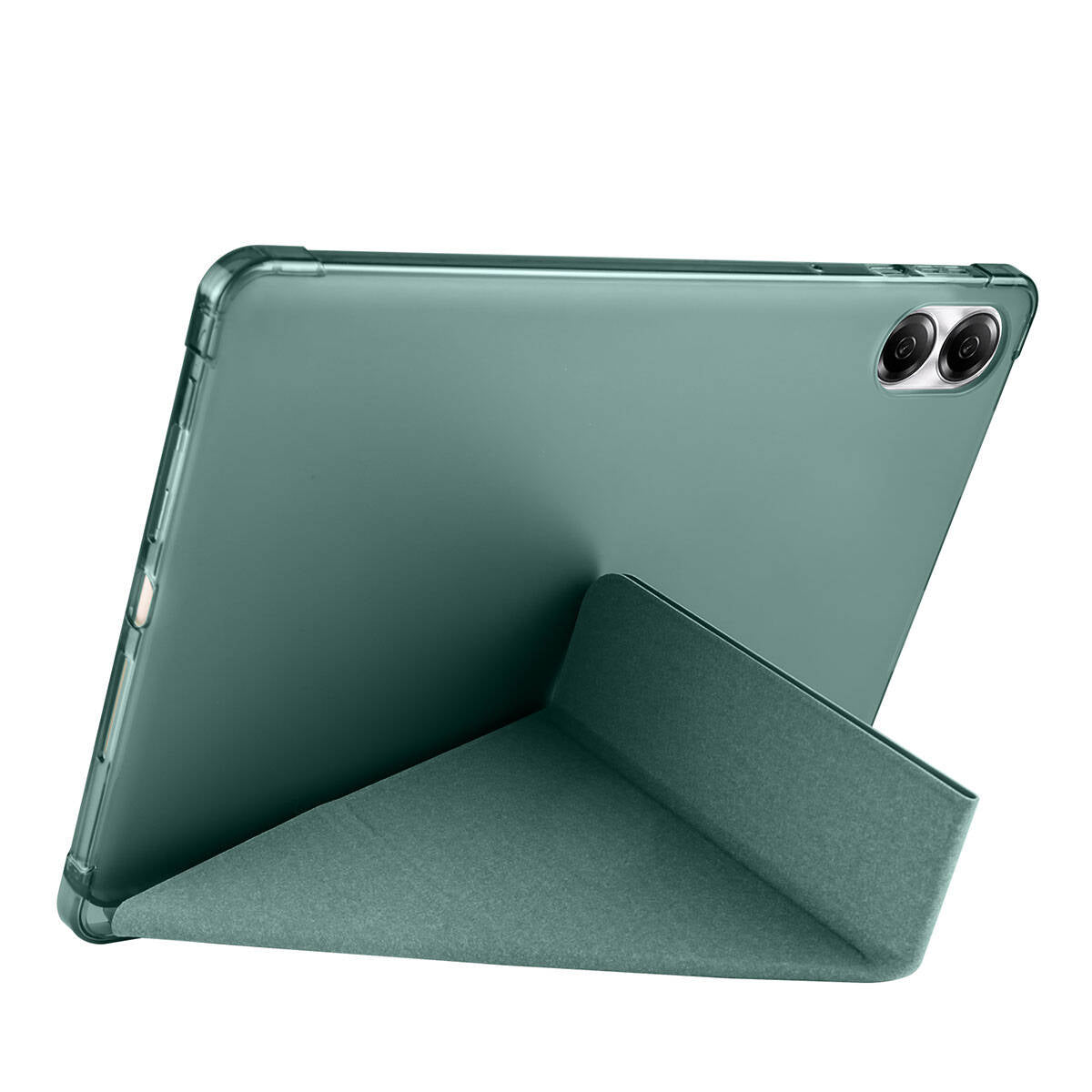 Huawei Honor Pad X8 Pro 11.5' Kılıf Zore Tri Folding Kalem Bölmeli Standlı Kılıf Koyu Yeşil