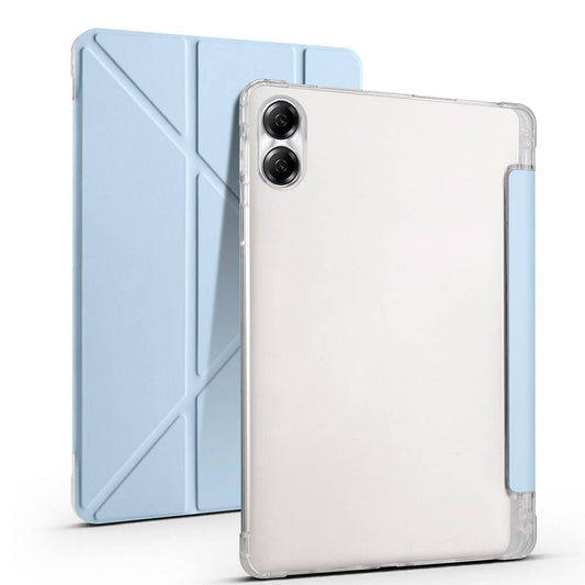 Huawei Honor Pad X9 11.5' Kılıf Zore Tri Folding Kalem Bölmeli Standlı Kılıf Lila