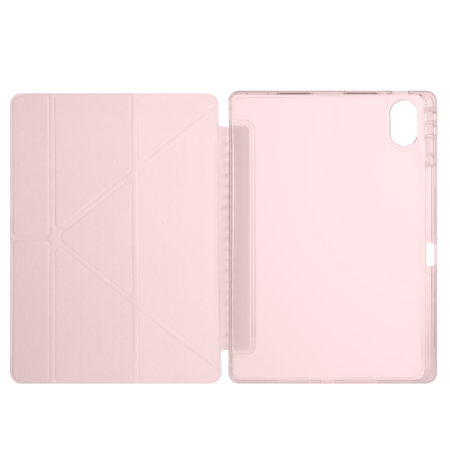 Huawei Matepad 12X Kılıf Zore Tri Folding Kalem Bölmeli Standlı Kılıf Mor