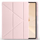 Huawei Matepad 12X Kılıf Zore Tri Folding Kalem Bölmeli Standlı Kılıf Rose Gold