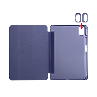 Huawei Matepad SE 11 Kılıf Zore Tri Folding Kalem Bölmeli Standlı Kılıf Koyu Yeşil