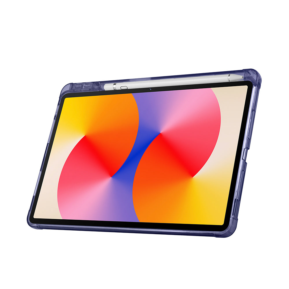 Huawei Matepad SE 11 Kılıf Zore Tri Folding Kalem Bölmeli Standlı Kılıf Lila