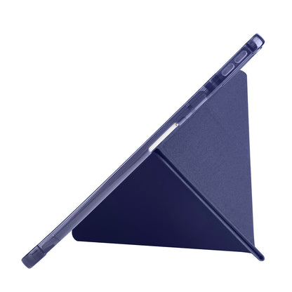 Huawei Matepad SE 11 Kılıf Zore Tri Folding Kalem Bölmeli Standlı Kılıf Koyu Yeşil