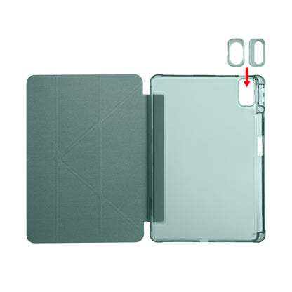 Huawei Matepad SE 11 Kılıf Zore Tri Folding Kalem Bölmeli Standlı Kılıf Mavi