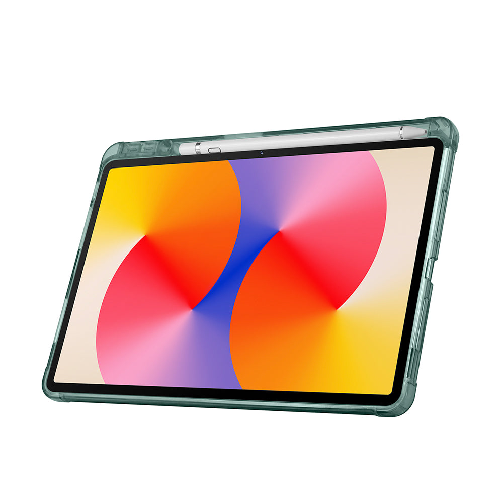 Huawei Matepad SE 11 Kılıf Zore Tri Folding Kalem Bölmeli Standlı Kılıf Gri