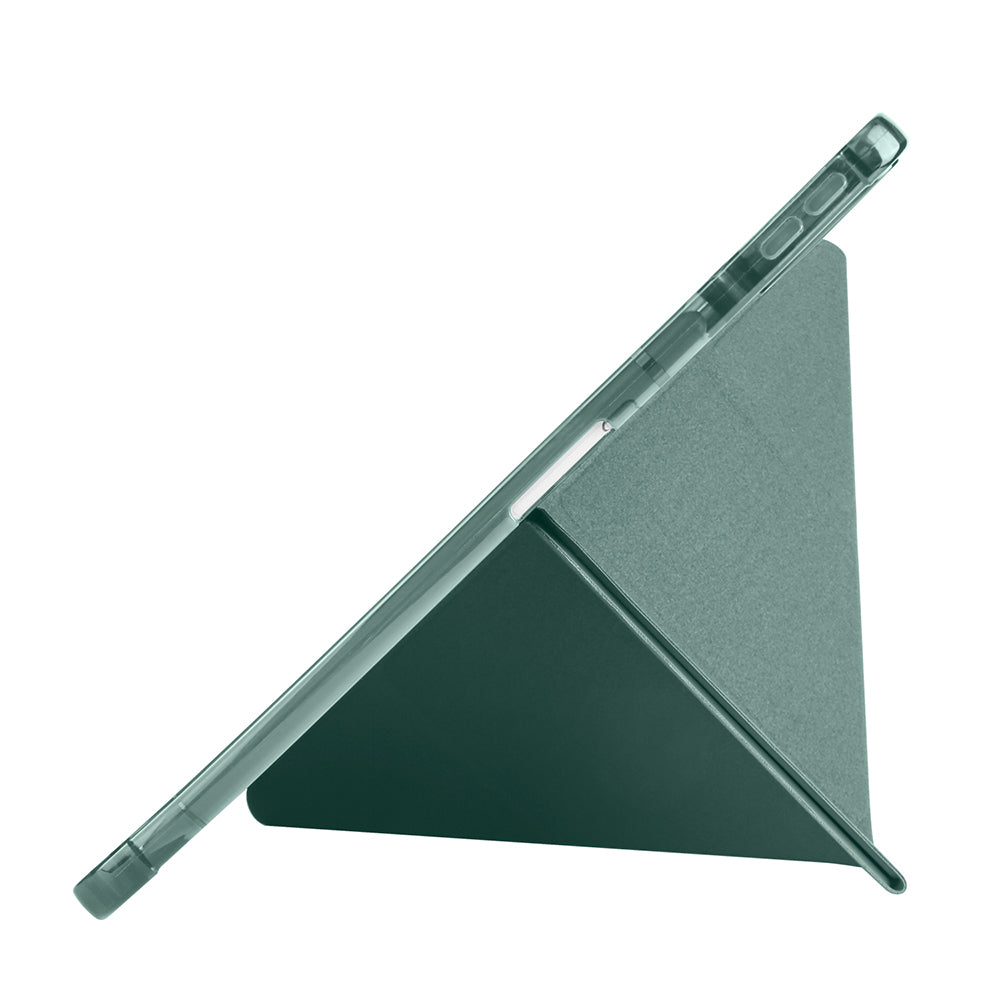 Huawei Matepad SE 11 Kılıf Zore Tri Folding Kalem Bölmeli Standlı Kılıf Mavi