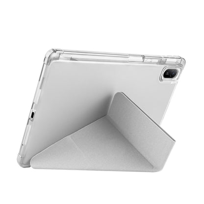 Huawei Matepad SE 11 Kılıf Zore Tri Folding Kalem Bölmeli Standlı Kılıf Lacivert