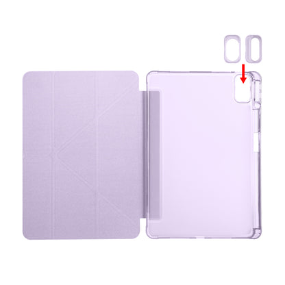 Huawei Matepad SE 11 Kılıf Zore Tri Folding Kalem Bölmeli Standlı Kılıf Lacivert