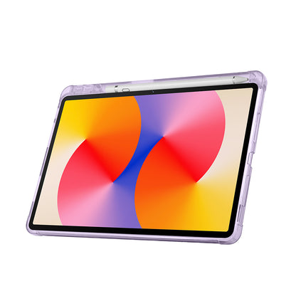 Huawei Matepad SE 11 Kılıf Zore Tri Folding Kalem Bölmeli Standlı Kılıf Lacivert