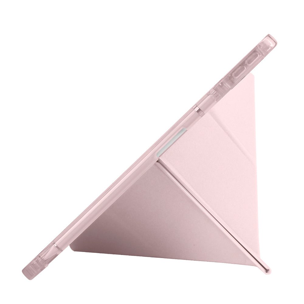 Huawei Matepad SE 11 Kılıf Zore Tri Folding Kalem Bölmeli Standlı Kılıf Mavi