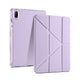 Huawei Matepad SE 11 Kılıf Zore Tri Folding Kalem Bölmeli Standlı Kılıf Lila
