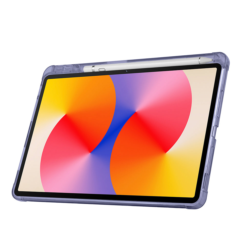 Huawei Matepad SE 11 Kılıf Zore Tri Folding Kalem Bölmeli Standlı Kılıf Lacivert