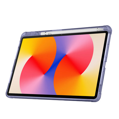 Huawei Matepad SE 11 Kılıf Zore Tri Folding Kalem Bölmeli Standlı Kılıf Rose Gold