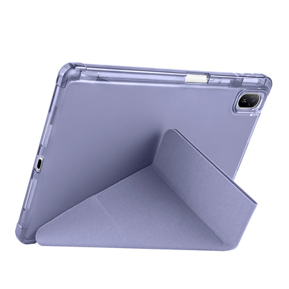 Huawei Matepad SE 11 Kılıf Zore Tri Folding Kalem Bölmeli Standlı Kılıf Rose Gold