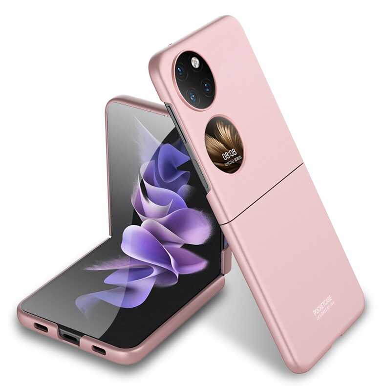 Huawei P50 Pocket Kılıf Zore Sert Kıpta Kapak