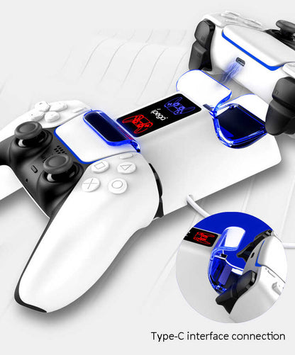 iPega PG-P5003 Playstation 5 Dualsense Şarj İstasyonu Beyaz