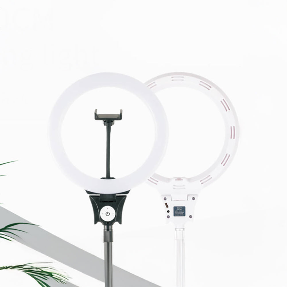 Jmary FM-12R Kumandalı 30cm Işıklı Telefon Tutucu Ring Light Siyah