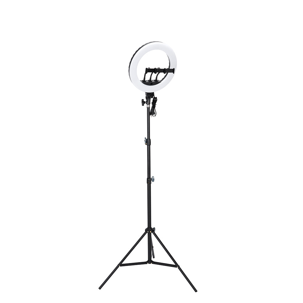Jmary FM-14R Kumandalı 34cm Işıklı Telefon Tutucu Ring Light Siyah