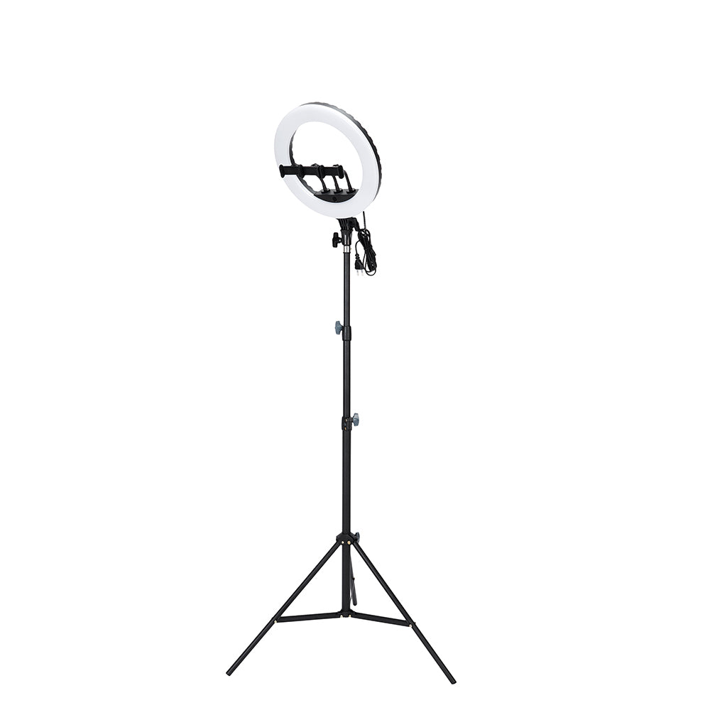 Jmary FM-14R Kumandalı 34cm Işıklı Telefon Tutucu Ring Light Siyah