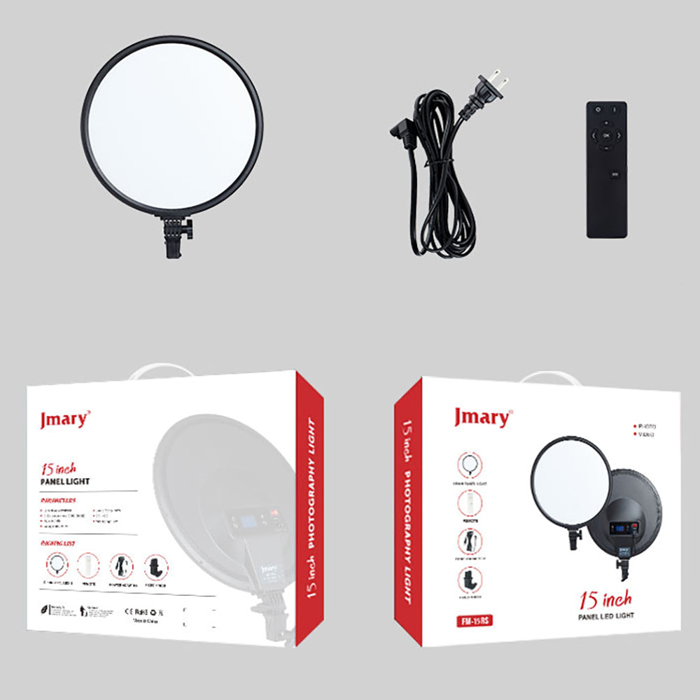 Jmary FM-15RS Kumandalı Işıklı Telefon Tutucu Ring Light Siyah
