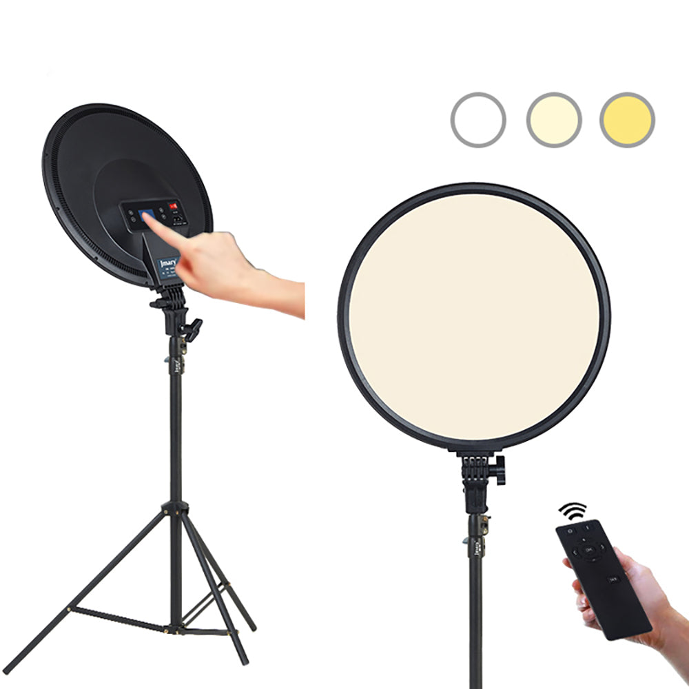 Jmary FM-15RS Kumandalı Işıklı Telefon Tutucu Ring Light Siyah