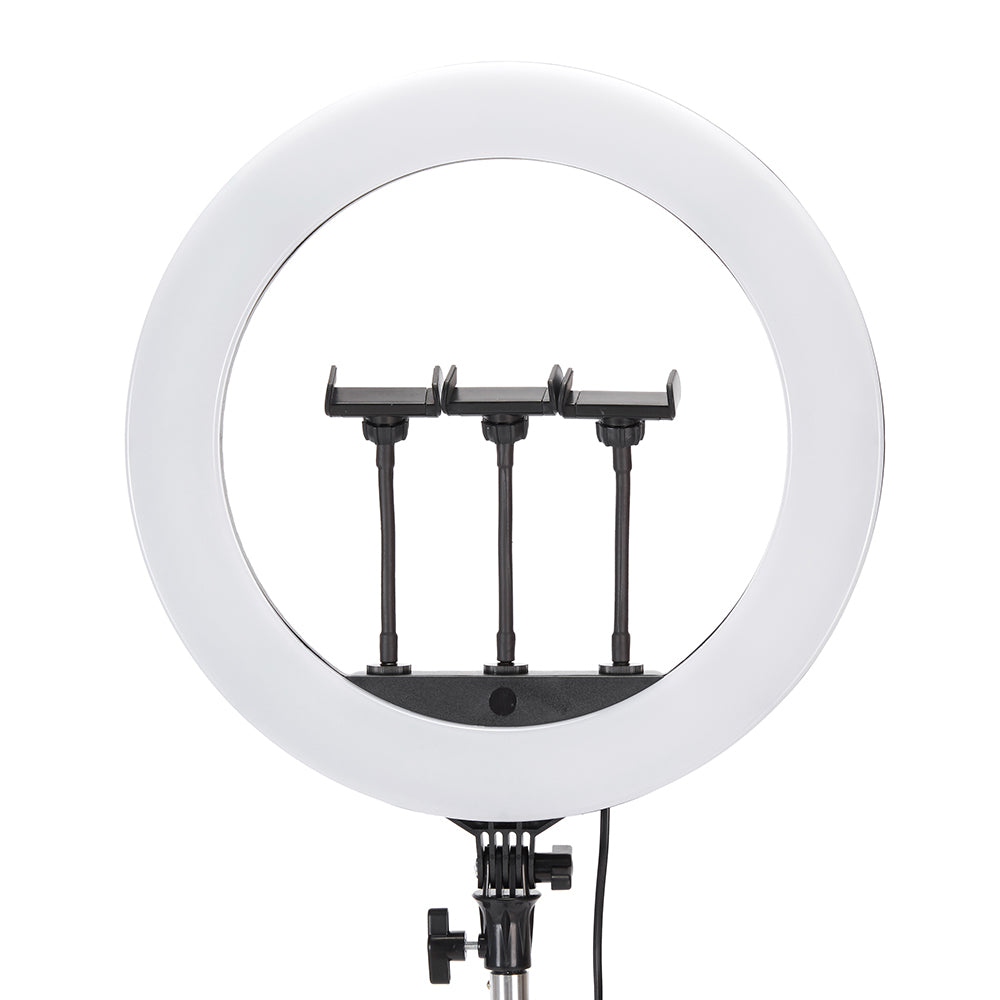 Jmary FM-18R Uzaktan Kumandalı 43cm Işıklı Telefon Tutucu Ring Light Siyah