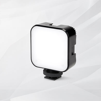 Jmary FM-48R Mini Fill Light Telefon-Kamera Üstü Pilli Aydınlatma Işığı Siyah