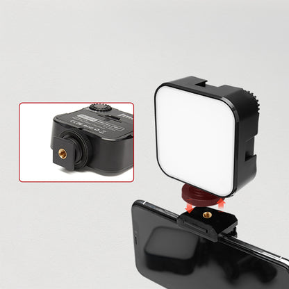Jmary FM-48R Mini Fill Light Telefon-Kamera Üstü Pilli Aydınlatma Işığı Siyah